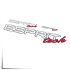 Decal Sheet Esprit Tech White/Red 3"/6"/12" (75/150/305mm)