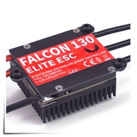 Elite Falcon 130HV 12S Opto Brushless ESC w/Telemetry & Advance Features (Jeti EX, HoTT, S.Bus2)