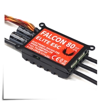 Elite Falcon 80HV Profi 12S Opto Brushless ESC w/Telemetry & Advance Features (Jeti, PowerBox, Futaba, Graupner, FrSky)