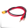 Charging Cable XT60 Connector to Banana/Bullet 4mm (20"/500mm)