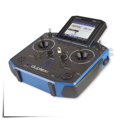 Jeti Duplex DS-14 G2 Blue 2.4GHz/900MHz w/Telemetry Transmitter Only Radio (Allow 2-3 Weeks for Delivery)