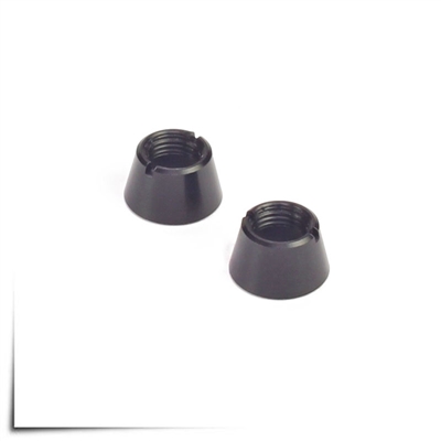 Jeti Transmitter Replacement Switch Nuts DS-12/16 Face (2) Black