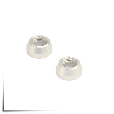 Jeti Transmitter Replacement Switch Nuts DS-16 Top (2) Silver