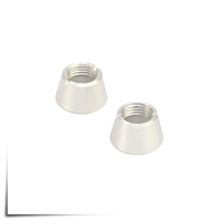 Jeti Transmitter Replacement Switch Nuts DS-16 Face (2) Silver
