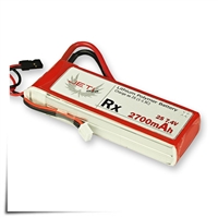 Jeti Receiver Battery Pack 2700mAh 7.4V Li-Poly