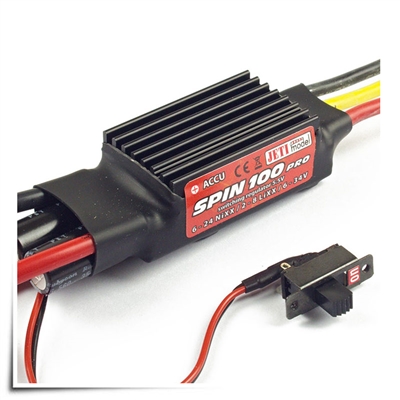 Jeti Spin Pro 100 Slim Brushless ESC with Telemetry