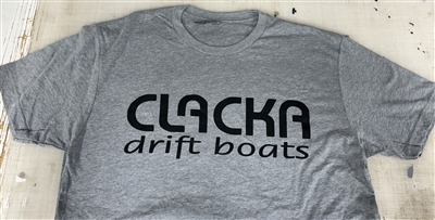 Grey and Black "Clacka" T-shirt