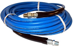 3000 PSI Single Braid Blue Pressure Washer Hose Assembly