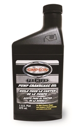 Simpson Premium Pump Oil 16 oz