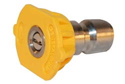 PRESSURE WASHER QC NOZZLE  YELLOW