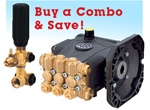 AR RCA3.5G16E-F8 Triplex Pressure Washer Pump in Combo With Unloader