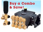 AR RCV2G25D-F7 Triplex Pressure Washer Pump in Combo with Unloader