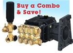 AR SXMV4G40D-F24 Triplex Pressure Washer Pump in Combo With Unloader