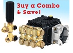 AR XMV3G27D-F25 Triplex Pressure Washer Pump in Combo with Unloader