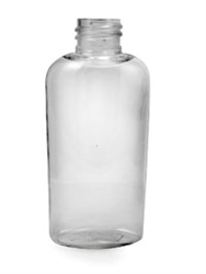 Bottle - Plastic - Boston Round - Clear - 20/410 - 3 oz (Set of 640)