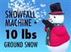 Snowfall Machine plus 10 lbs Instant Snow