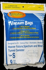 Hoover Bag Paper S 9 Pack Microfilter Envirocare