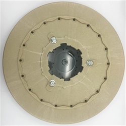 Aztec 030-20-262 20 inch pad driver for ProScrub automatic floor scrubber holding a floor pad