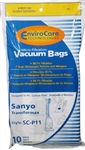 Sanyo Bag Paper Transformax Type P11 Micro Envirocare 10 Pack Replacement