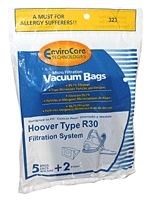 Hoover Bag Paper R30 5 Pack 1Secondary 1 Final Filter Envirocare Micro