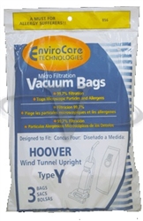 Hoover Bag Paper  Type Y Micro 3 Pack Envirocare