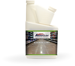 Ameripolish Rejuvenating Neutral Floor Cleaner For Auto Scrubbers, 32 oz Concentrate In Tilt To Measure Container, 10 Pack Case, 040-C-CL-32