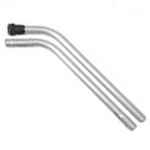 Sandia 10-0029 56-inch two-piece two-bend aluminum vacuum extractor wand for carpet cleaning machines