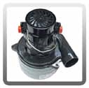 Sandia 10-0810-COM genuine 3-stage tangential bypass vacuum motor with gasket for Sniper carpet extractors