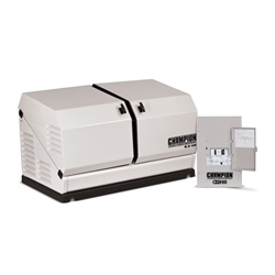 Champion 12.5 kW Home Standby Generator with 100-Amp NEMA 3R Outdoor Switch, Gull-Wing Design, Sound Dampening and Sub Zero/High Heat Start Up Model # 100179
