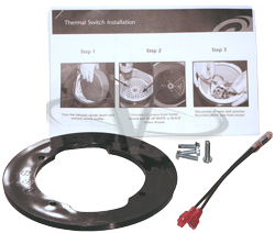 ProTeam 100335 motor compression ring with connection screws replacement part for ProTeam backpack vacuums
