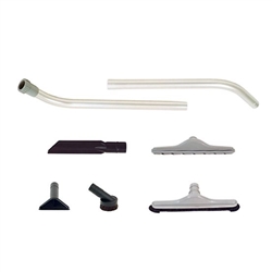 ProTeam 100727 restaurant tool kit with 1.5-inch attachments, 56-inch wand, and floor and detail tools