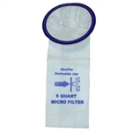 Bissell 6 quart backpack vacuum replacement filter bags, 10 per pack, for BG1006 commercial backpack