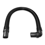 ProTeam 103048 black static-dissipating backpack vacuum hose with 1.5-inch 90-degree cuffs