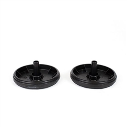 ProTeam 104306 rear wheel two-pack replacement part for ProForce 1500XP upright vacuum
