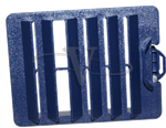 ProTeam 104785 blue side exhaust filter cover for ProCare and ProForce 15XP upright vacuums