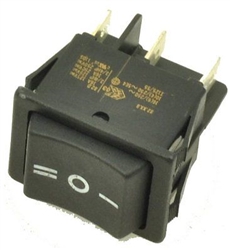 ProTeam 105147 on off rocker switch, 3 position 6 terminal, for ProCare and ProForce 1500 15XP upright vacuums