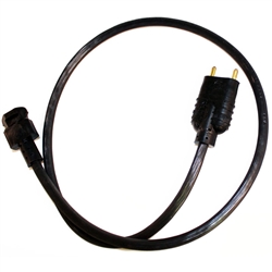 ProTeam 105898 28 inch two-wire pigtail power cord for Alpine Sierra ProVac CN power nozzle