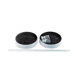 Proteam Wheel Set Rear Go Cart W Axle
