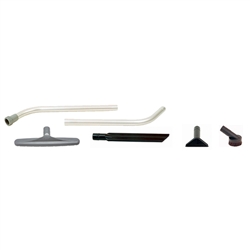 ProTeam 107097 Xover Performance multi-surface two-piece wand tool kit with crevice, brush, and upholstery tools