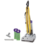 ProTeam ProGen 15 commercial upright vacuum #107330 with 1100-watt motor, HEPA filtration, and 15-inch cleaning path