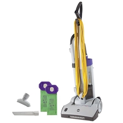 ProTeam ProGen 15 commercial upright vacuum #107330 with 1100-watt motor, HEPA filtration, and 15-inch cleaning path