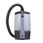 ProTeam 107344 Super Coach Pro 6 commercial backpack vacuum with FlexFit harness and 18-inch Sidewinder Kit B for carpet and hard floors