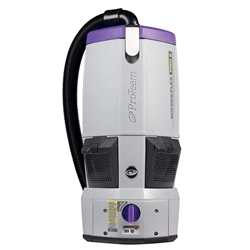 ProTeam GoFree Flex Pro II, 12 Ah, 6 qt. Cordless Backpack Vacuum w/ Xover Multi-Surface Two-Piece Wand Tool Kit, 107650