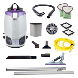 GoFit 6 PLUS, 6 qt. Backpack Vacuum w/ ProBlade Carpet Tool Kit, 107707