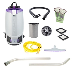 GoFit 10, 107751, 10 qt. Backpack Vacuum w/Two Piece Wand and Xover Tool