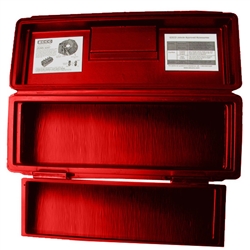 EDCO 12002 Empty Red Tool Box