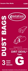 Royal Replacement Type G Paper Bags (3 Pk) 122SW