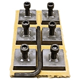 Edco Strip-Sert Pro Tungsten Carbide Blocks - 6 Pack - Part #12407