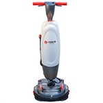 X-SCRUB PRO 18-inch, 10.4 AH, 2 BRUSH MICRO FLOOR SCRUBBER. COMES WITH BATTERY, CHARGER, BLACK MEDIUM BRUSHES, EXTERNAL CHARGER ADPATOR , 130000004