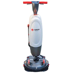 X-SCRUB PRO 18-inch, 10.4 AH, 2 BRUSH MICRO FLOOR SCRUBBER. COMES WITH BATTERY, CHARGER, BLACK MEDIUM BRUSHES, EXTERNAL CHARGER ADPATOR , 130000004